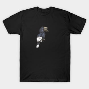 Black-and-White-Casqued Hornbill T-Shirt